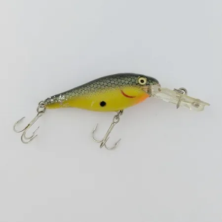 Rebel Double Deep Shad, brown/yellow, 5, воблер #24155