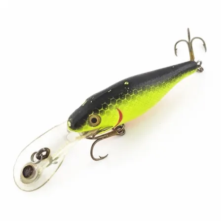 Rebel Double Deep Shad, шартрез, 5, воблер #24156