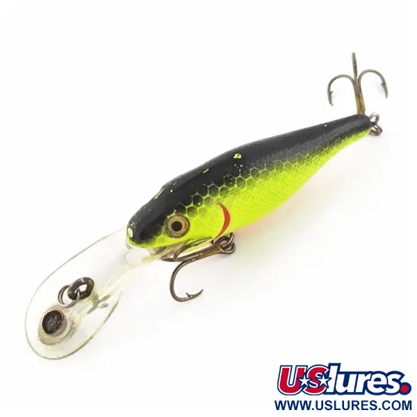  Rebel Double Deep Shad, шартрез, 5, воблер #24156