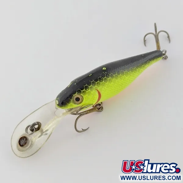  Rebel Double Deep Shad, шартрез, 5, воблер #24156