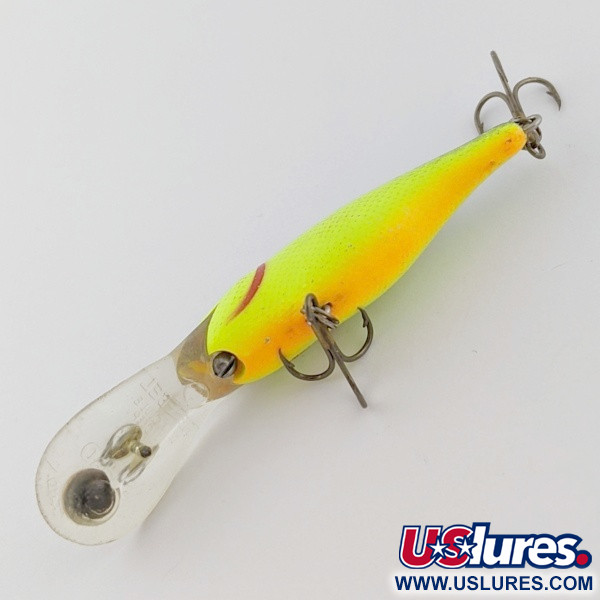  Rebel Double Deep Shad, шартрез, 5, воблер #24156