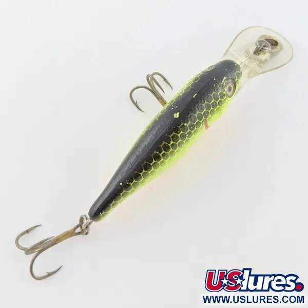  Rebel Double Deep Shad, шартрез, 5, воблер #24156