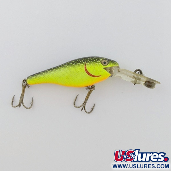  Rebel Double Deep Shad, шартрез, 5, воблер #24156