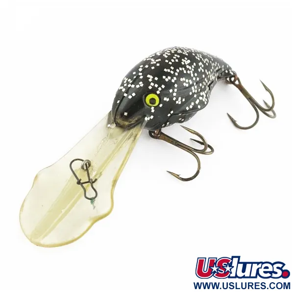  Luhr Jensen Hot Lips Express, Black glitter, 11, воблер #24157