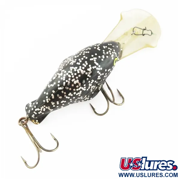  Luhr Jensen Hot Lips Express, Black glitter, 11, воблер #24157