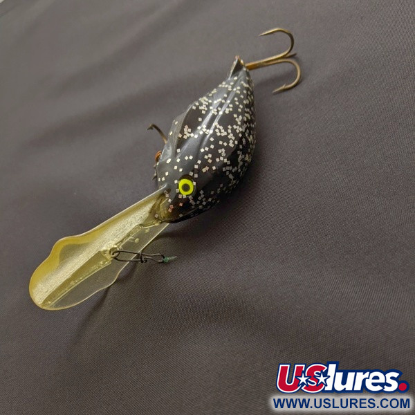  Luhr Jensen Hot Lips Express, Black glitter, 11, воблер #24157