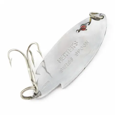 Herter's Swiss Spoon (Japan), нікель/червоні очі, 7, блесна коливалка (колебалка) #24161