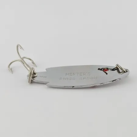  Herter's Swiss Spoon (Japan), нікель/червоні очі, 7, блесна коливалка (колебалка) #24161