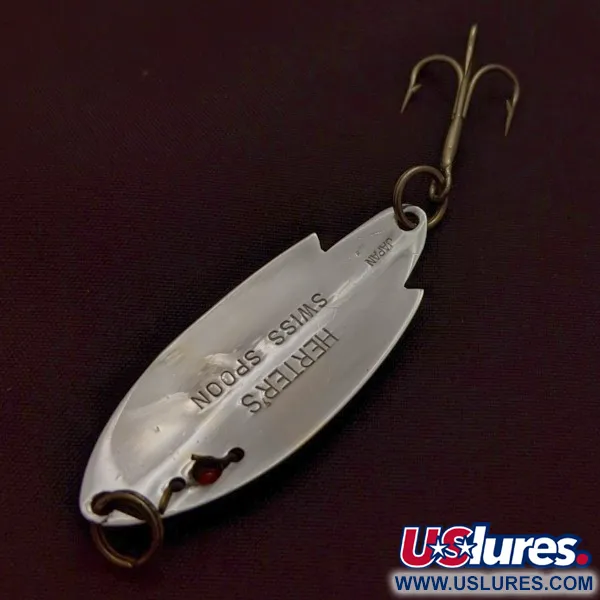   Herter's Swiss Spoon (Japan), нікель/червоні очі, 7, блесна коливалка (колебалка) #24161