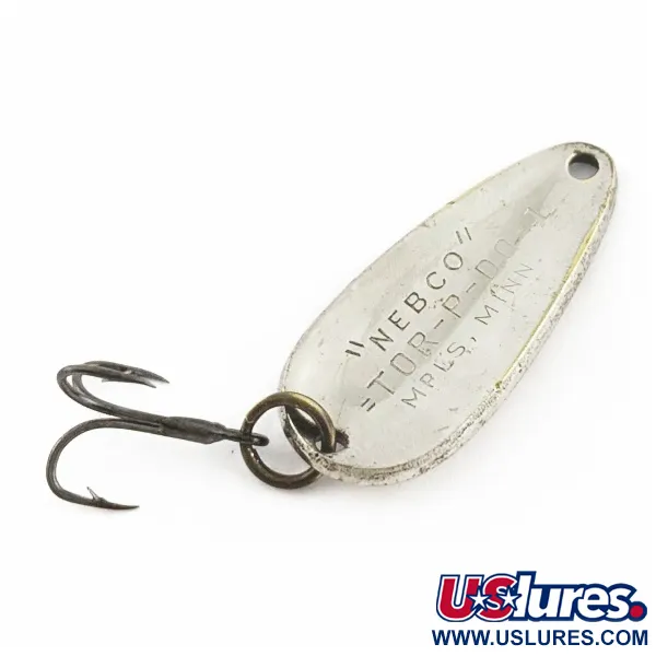  Nebco Tor-P-Do 1, нікель/латунь, 9, блесна коливалка (колебалка) #24173