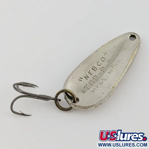  Nebco Tor-P-Do 1, нікель/латунь, 9, блесна коливалка (колебалка) #24173