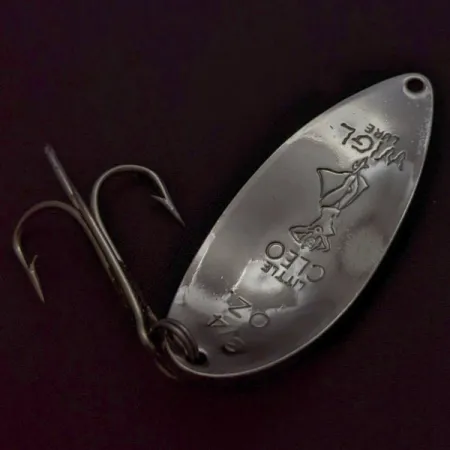 Seneca Little Cleo (Hula Girl), нікель/синій, 21, блесна коливалка (колебалка) #24174