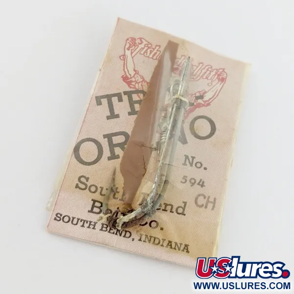  South Bend Trix-Oreno 594, silver/red, 2, блесна коливалка (колебалка) #24177