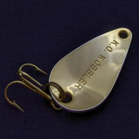 Acme K.O. Wobbler, білий/чорний/золото, 3,5, блесна коливалка (колебалка) #24191