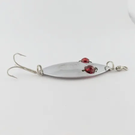 Hofschneider Red Eye Wiggler, нікель/червоний, 25, блесна коливалка (колебалка) #24196