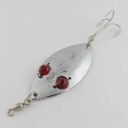 Hofschneider Red Eye Wiggler, нікель/червоний, 25, блесна коливалка (колебалка) #24196