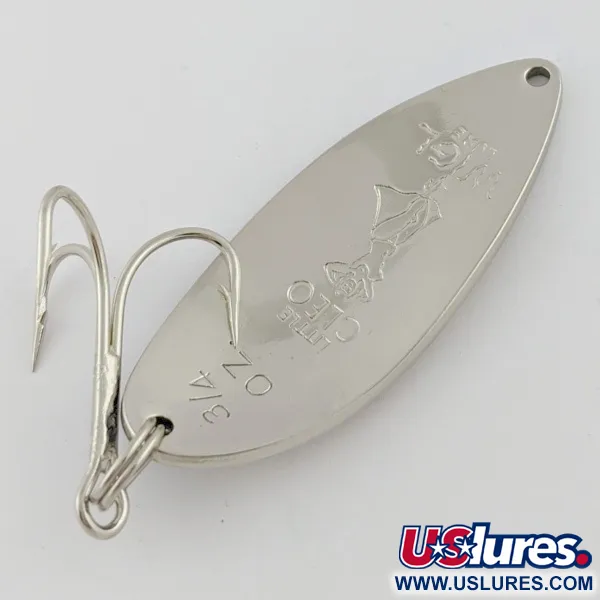 Seneca Little Cleo (Hula Girl), нікель/синій, 21, блесна коливалка (колебалка) #24198