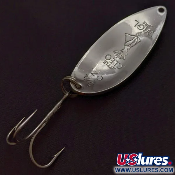 Seneca Little Cleo (Hula Girl), нікель/синій, 21, блесна коливалка (колебалка) #24198