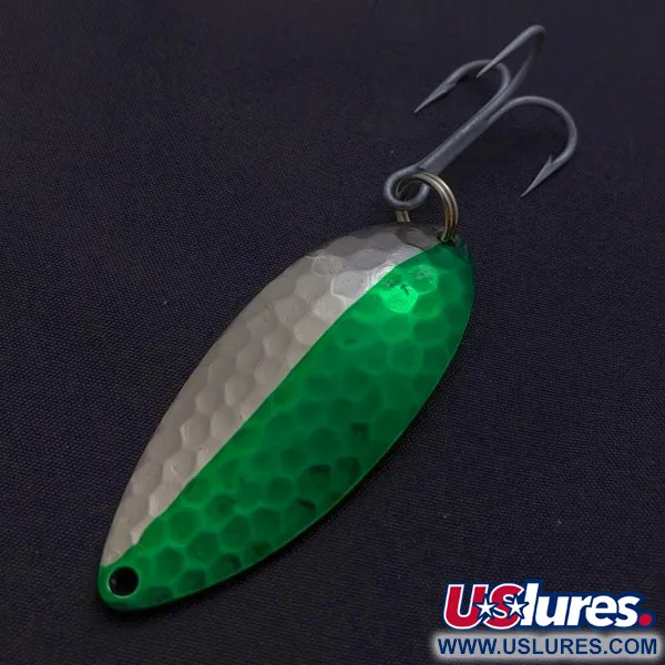 Eppinger Dardevle Devle Dog Detroit (1980-x), нікель/зелений, 21, блесна коливалка (колебалка) #24199