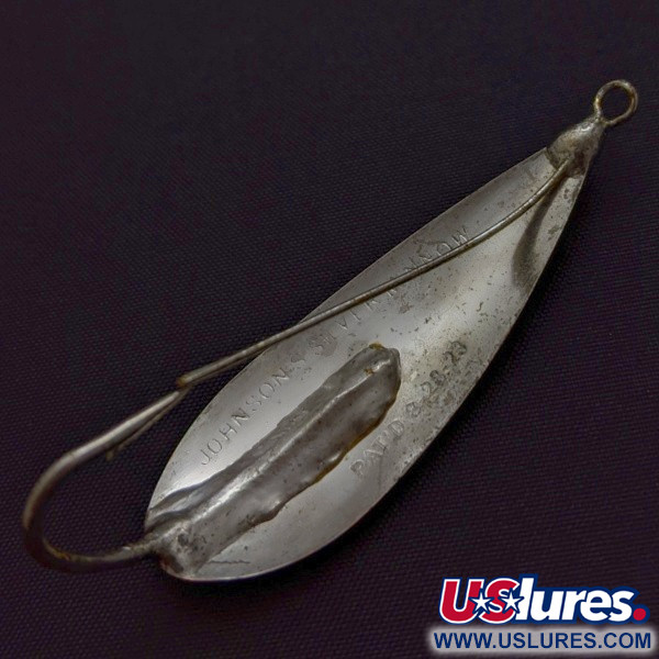  Johnson Silver Minnow незачіпляйка, срібло/мідь, 9, блесна коливалка (колебалка) #24203