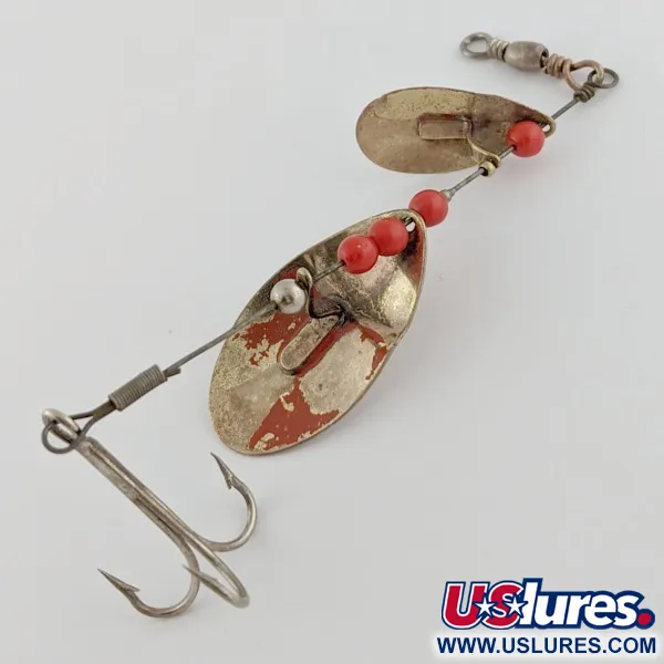  Weller June-Bug, срібло/золото, 8, блешня оберталка (вертушка) #24206