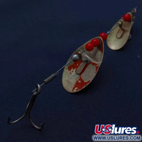  Weller June-Bug, срібло/золото, 8, блешня оберталка (вертушка) #24206