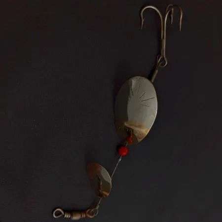 Weller June-Bug, срібло/золото, 8, блешня оберталка (вертушка) #24206