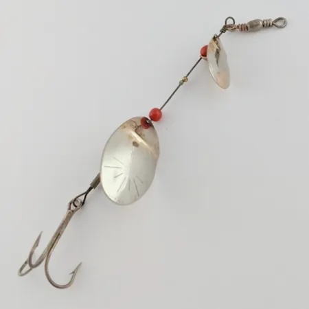 Weller June-Bug, срібло/золото, 8, блешня оберталка (вертушка) #24206