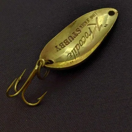 Luhr Jensen Lil' Kroc (Krocodile Stubby), латунь, 4,5, блесна коливалка (колебалка) #24208