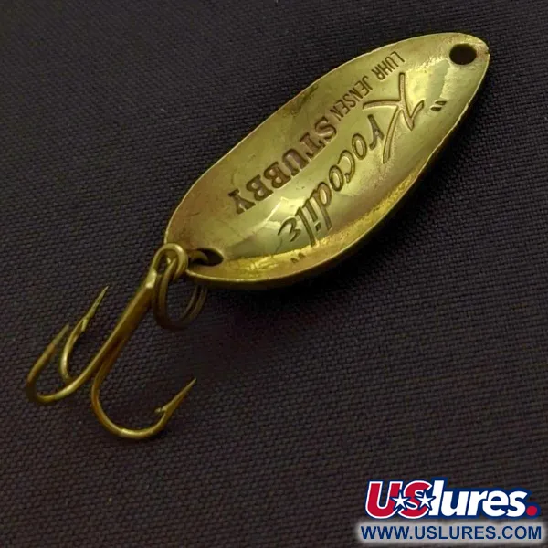 Luhr Jensen Lil' Kroc (Krocodile Stubby), латунь, 4,5, блесна коливалка (колебалка) #24208