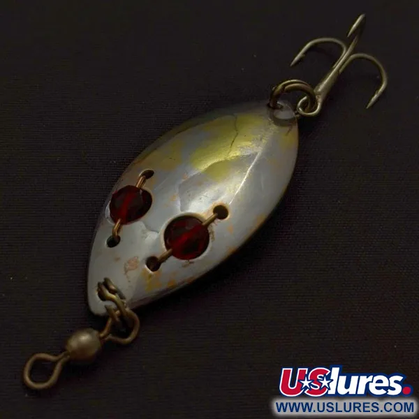  Hofschneider Red Eye Junior, срібло/латунь/червоні очі, 6,5, блесна коливалка (колебалка) #24210