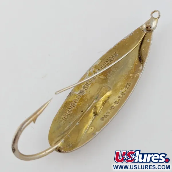  Johnson Silver Minnow незачіпляйка, срібло/латунь, 12, блесна коливалка (колебалка) #24219