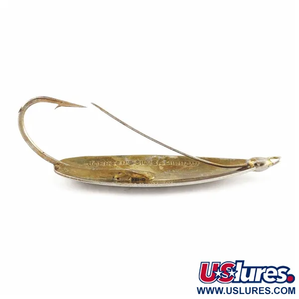  Johnson Silver Minnow незачіпляйка, срібло/латунь, 12, блесна коливалка (колебалка) #24219