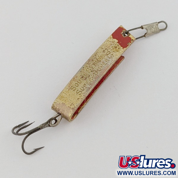 South Bend  Super-Duper 503, золото/червоний, 4,5, блесна коливалка (колебалка) #24239