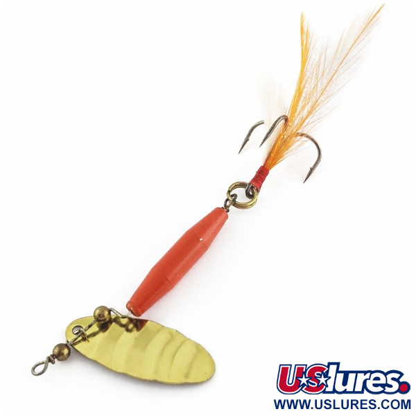 Worth #301, червоний/чорний/золото, 9, блешня оберталка (вертушка) #24248