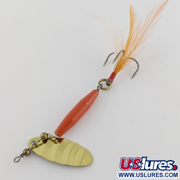 Worth #301, червоний/чорний/золото, 9, блешня оберталка (вертушка) #24248