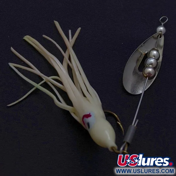 Worth June bug, нікель/синій, 5, блешня оберталка (вертушка) #24252