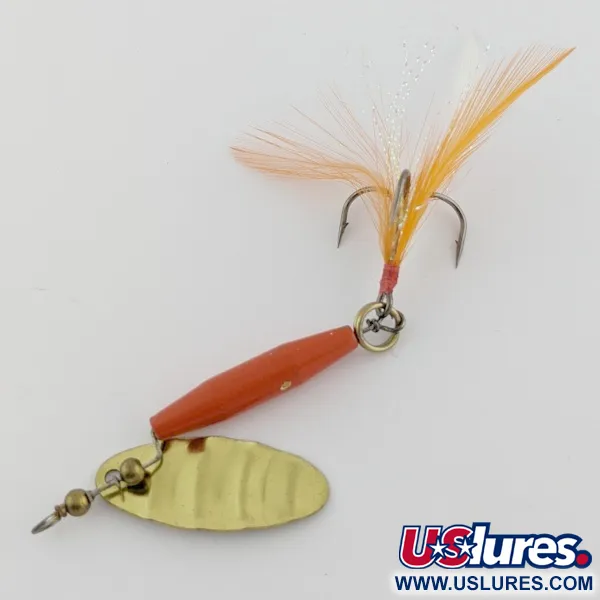 Worth #301, червоний/чорний/золото, 9, блешня оберталка (вертушка) #24254