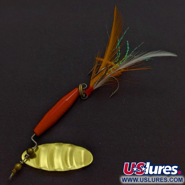 Worth #301, червоний/чорний/золото, 9, блешня оберталка (вертушка) #24254