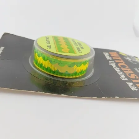 Witchcraft Witchstix Bait Scalloped tape , yellow/green hologram, до рибалки #24257