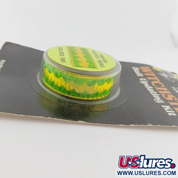 Witchcraft Witchstix Bait Scalloped tape , yellow/green hologram, до рибалки #24257