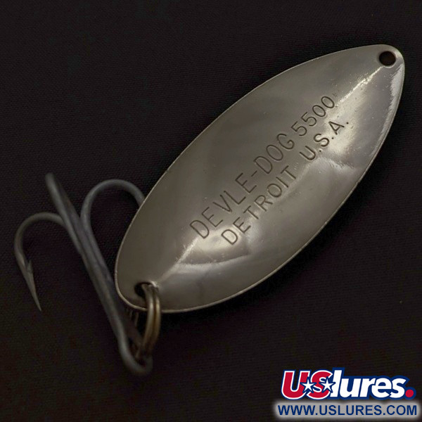 Eppinger Dardevle Devle Dog  5500 Detroit (1980-x), нікель, 21, блесна коливалка (колебалка) #24271