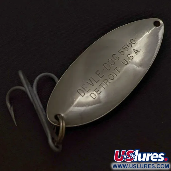 Eppinger Dardevle Devle Dog  5500 Detroit (1980-x), нікель, 21, блесна коливалка (колебалка) #24271