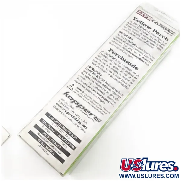 LiveTarget  LIVE TARGET Yellow Perch  16 Deep Diving, Yellow Perch, 90, воблер #24273
