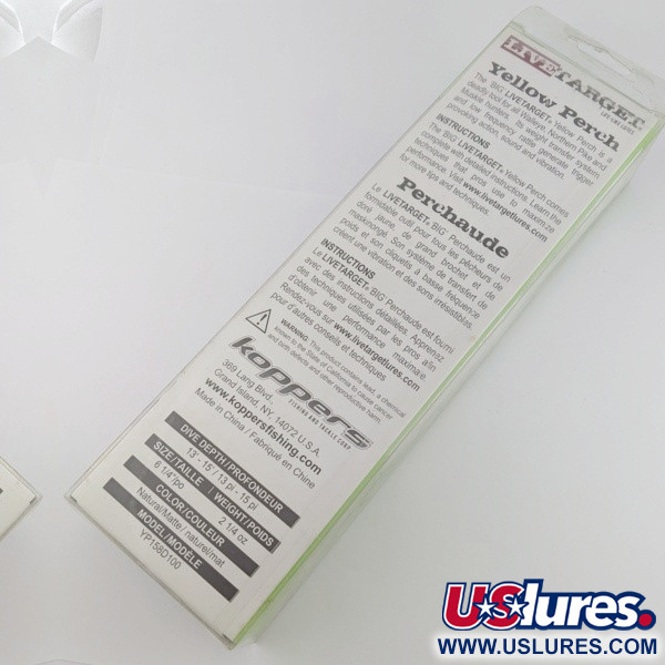 LiveTarget  LIVE TARGET Yellow Perch  16 Deep Diving, Yellow Perch, 90, воблер #24273