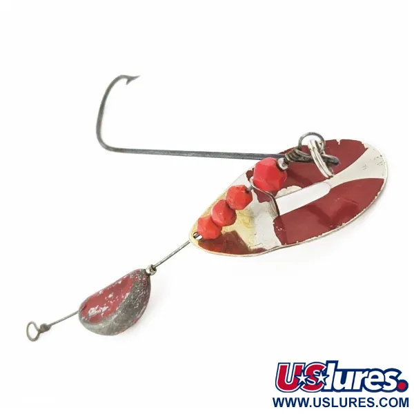 Weller June-Bug Stripe-on, срібло/золото, 14, блешня оберталка (вертушка) #24278