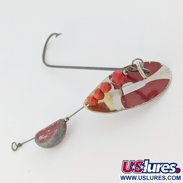  Weller June-Bug Stripe-on, срібло/золото, 14, блешня оберталка (вертушка) #24278