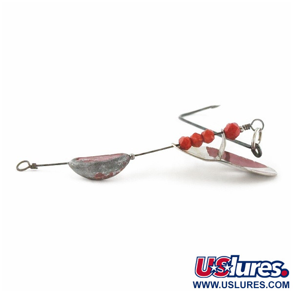  Weller June-Bug Stripe-on, срібло/золото, 14, блешня оберталка (вертушка) #24278