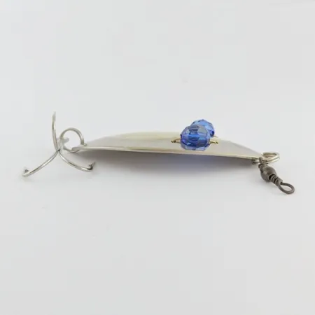 Hofschneider Red Eye Wiggler, срібло/латунь/сині очі, 25, блесна коливалка (колебалка) #24287