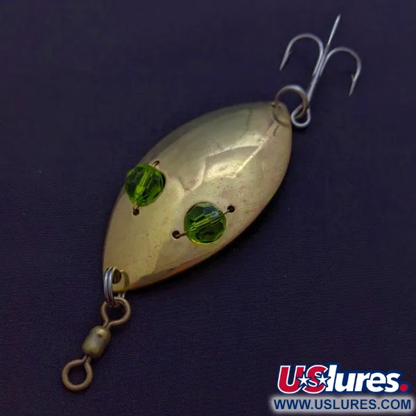 Hofschneider Red Eye Wiggler, gold/green, 25, блесна коливалка (колебалка) #24288